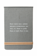 Faith Truth Love Fabric Notebook