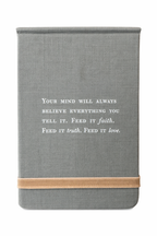 Faith Truth Love Fabric Notebook