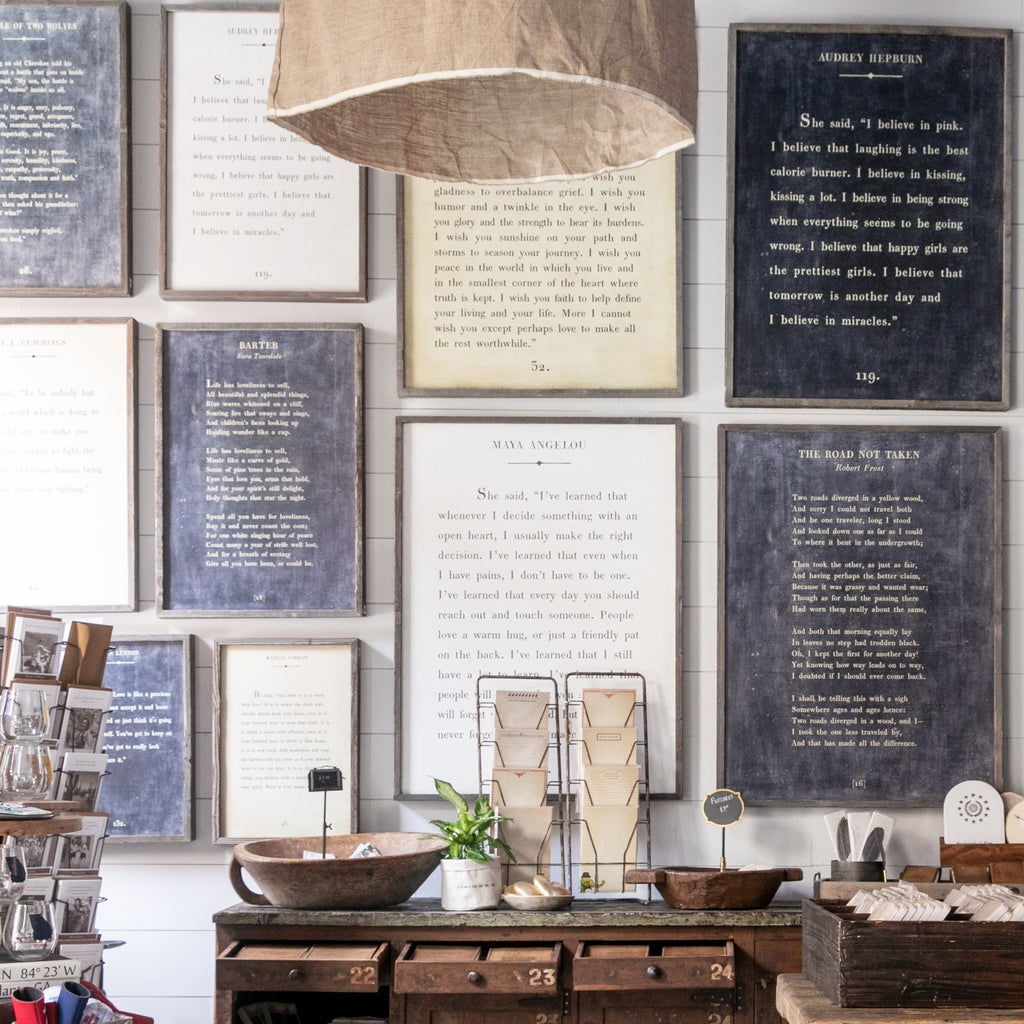 Barter Art Print - Poetry Collection