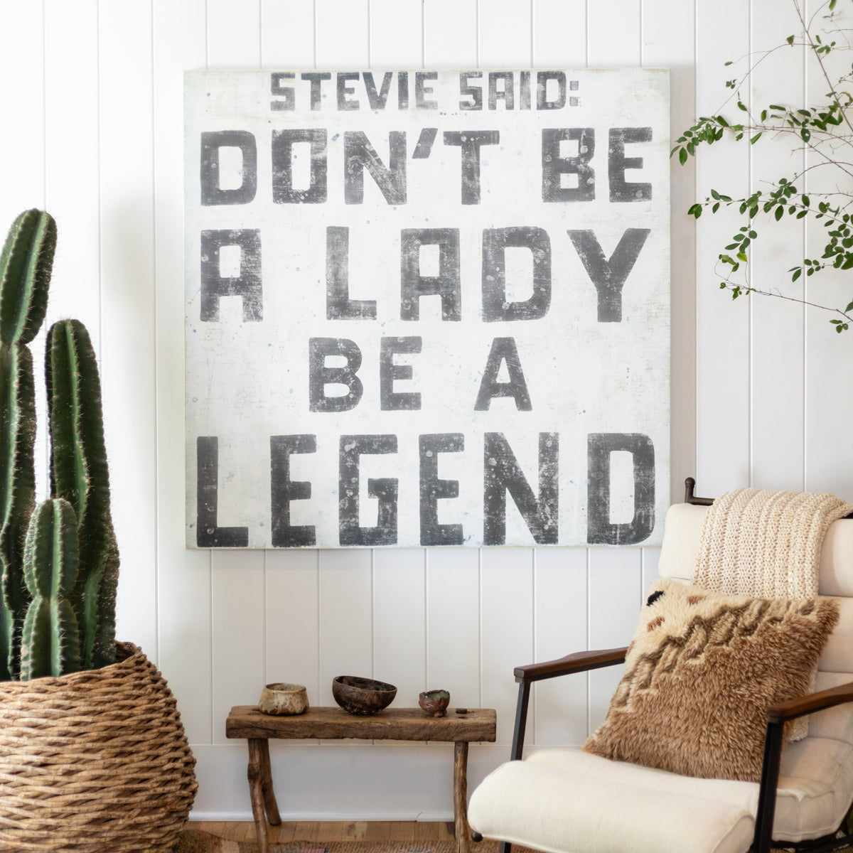 Stevie Said Art Print - Gallery Wrap