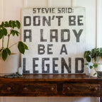Stevie Said Art Print - Gallery Wrap