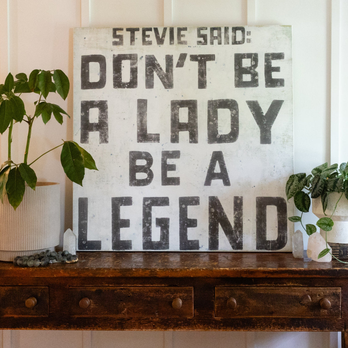 Stevie Said Art Print - Gallery Wrap