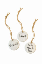 To The Moon & Back Ceramic Ornament Set of 12