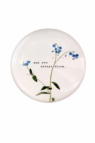 May You Always Bloom Paperweight