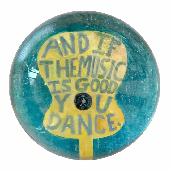 If The Music Is Good Paperweight