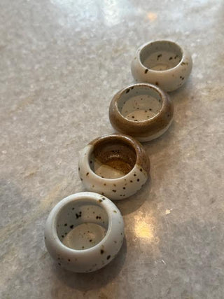 Ceramic Mini Pot- 1.5"- Assorted Set of 24 - Glossy