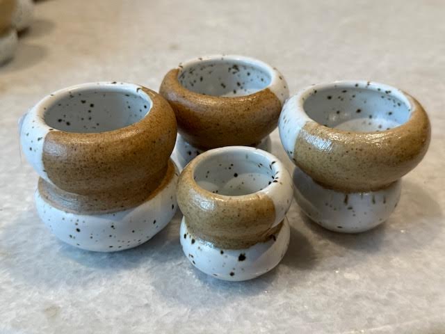 Ceramic Mini Bubble Vase- Assorted Set of 24