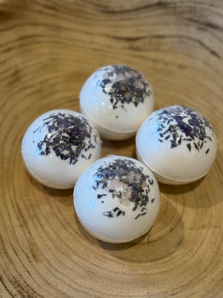 Lavender Crystal Bath Bomb Collection- Assorted Set of 12
