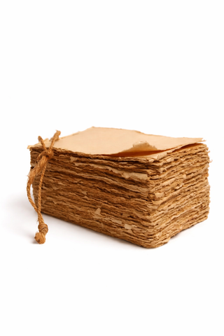 Hanging Handmade Paper Bundle- 5" x 4"