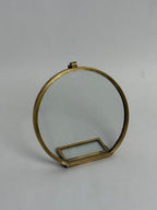 Round Brass Standing Frame - 4in