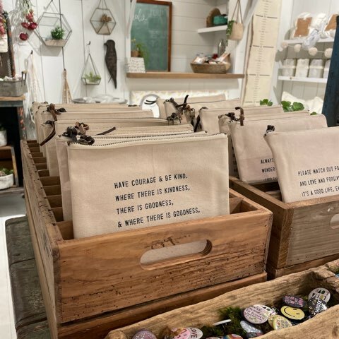 Recycled Pine Wood File Box Display