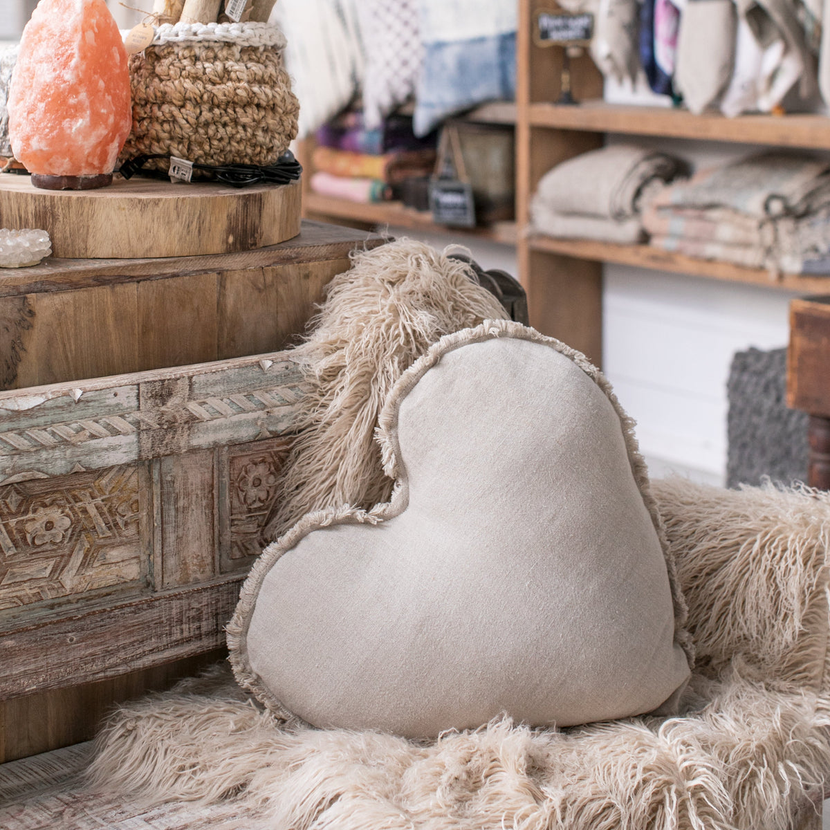 Heart Shaped Pillow 23x23
