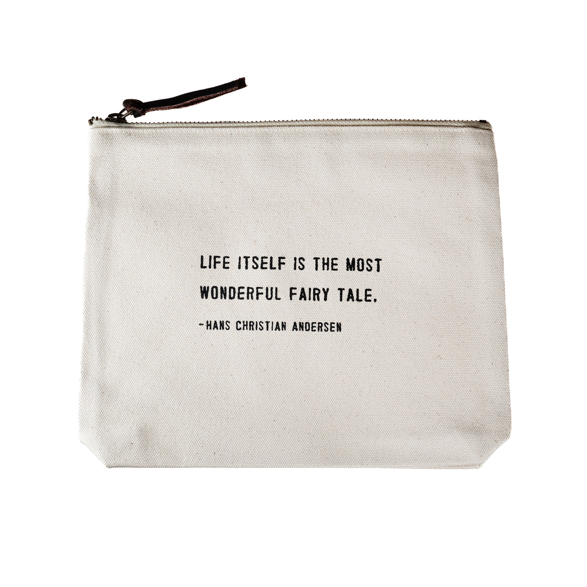 Life Itself Canvas Zip Bag