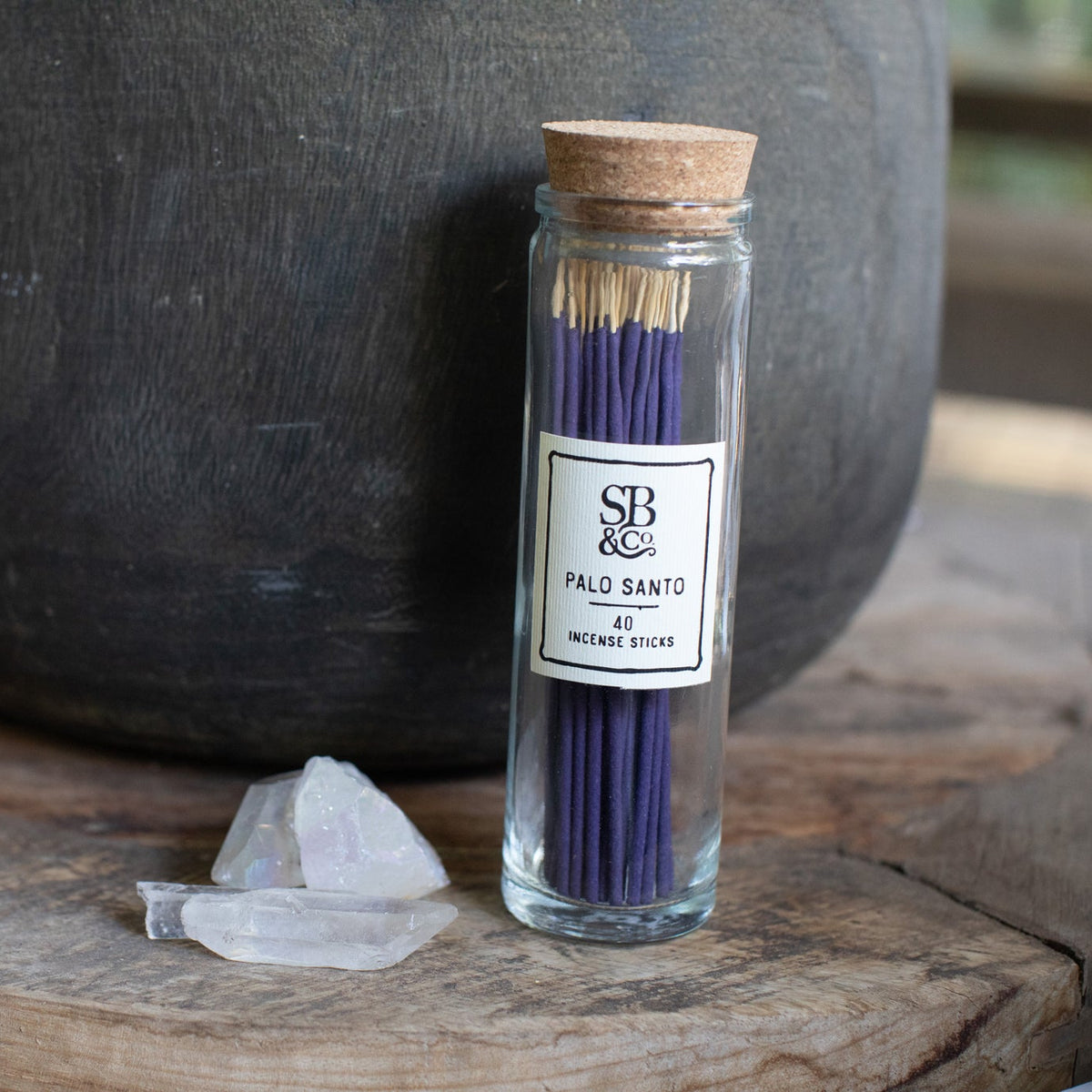 Palo Santo Incense in Glass Jar