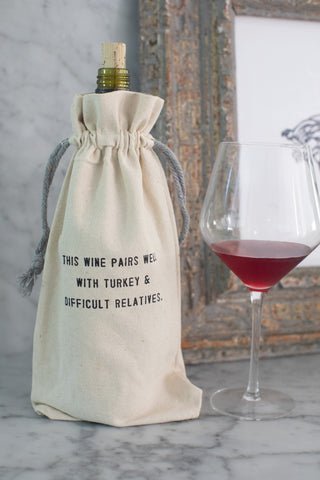 Wine Bag - This Wine Pairs Well With (Seasonal)