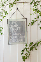 Paddle Your Own Canoe Art Poster - 12x16