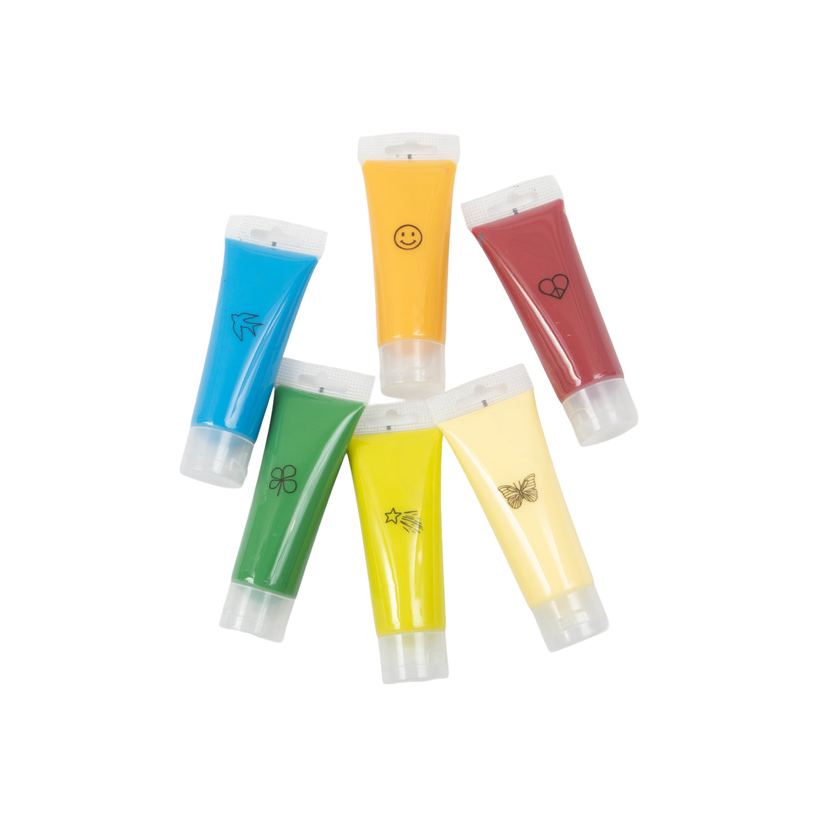 Washable Finger Paint - Set of 6
