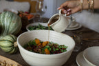 ***Deep Salad Speckled Ceramic Bowl - 11.5"x5" 11.5"x5"