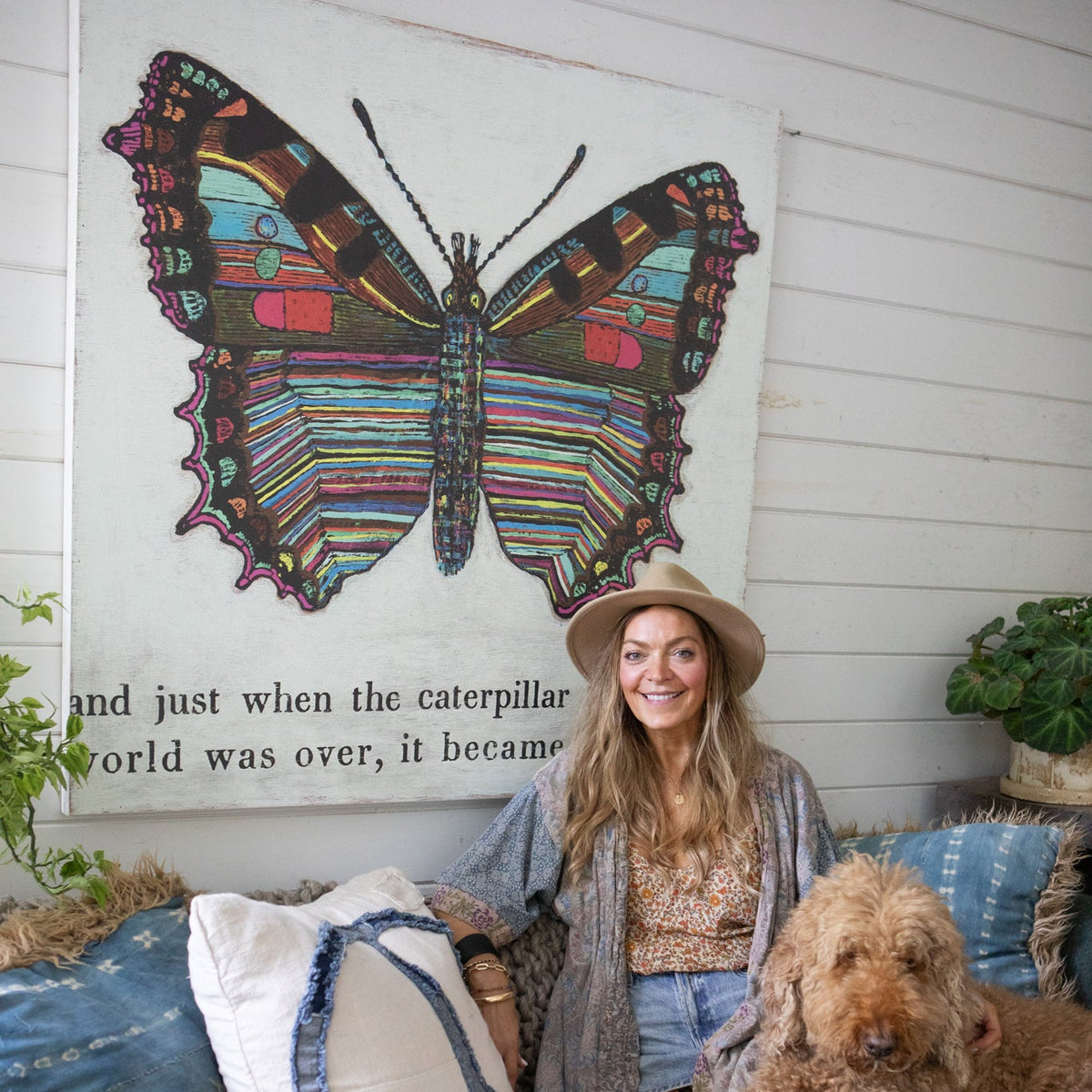 Butterfly Art Print - Gallery Wrap