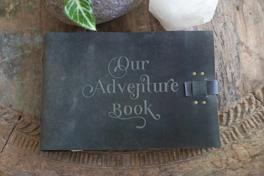 Our Adventure Leather Story Keeper 14x10 - Slate