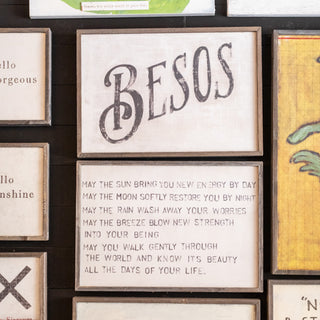Apache Blessing Art Print - Grey Wood