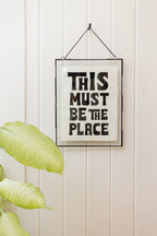 This Must Be The Place Handmade Paper Print - 12x16