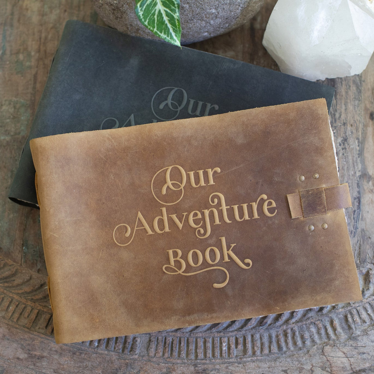 Our Adventure Leather Story Keeper 14x10 - Terracotta