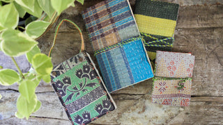 Kantha Wrap Journal 3"x4"