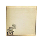 Will Work For Snacks Square Notepad