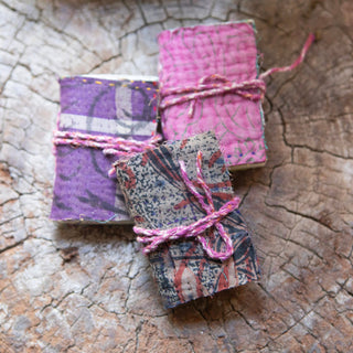 Kantha Wrap Journal 3"x4"