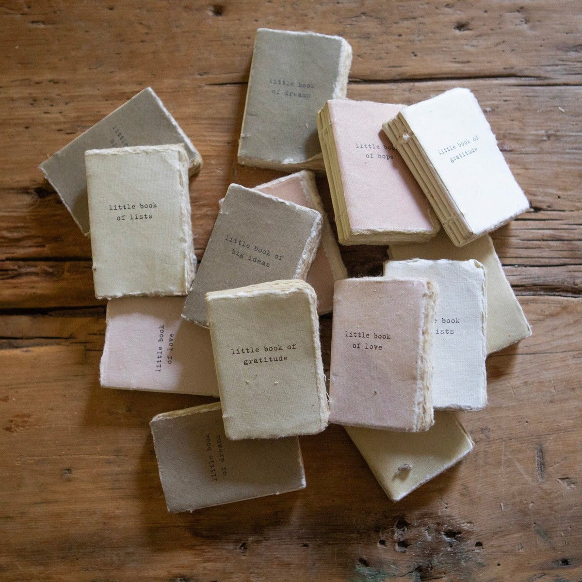 Little Book Of Mini Deckled Edge Notebooks - 2nd Edition - Set of 14