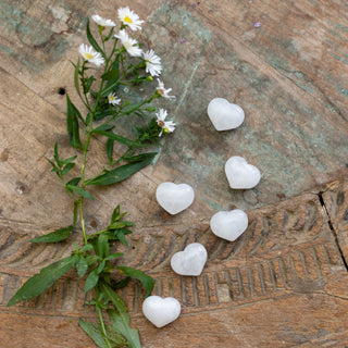 Mini Stone Hearts -Assorted Set of 36