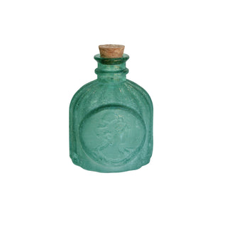 Heirloom Frosted Glass Bottles - Set of 5