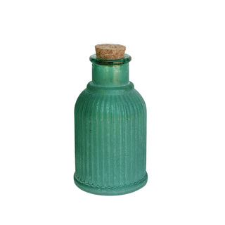 Heirloom Frosted Glass Bottles - Set of 5