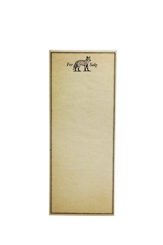 For Sake Skinny Notepad
