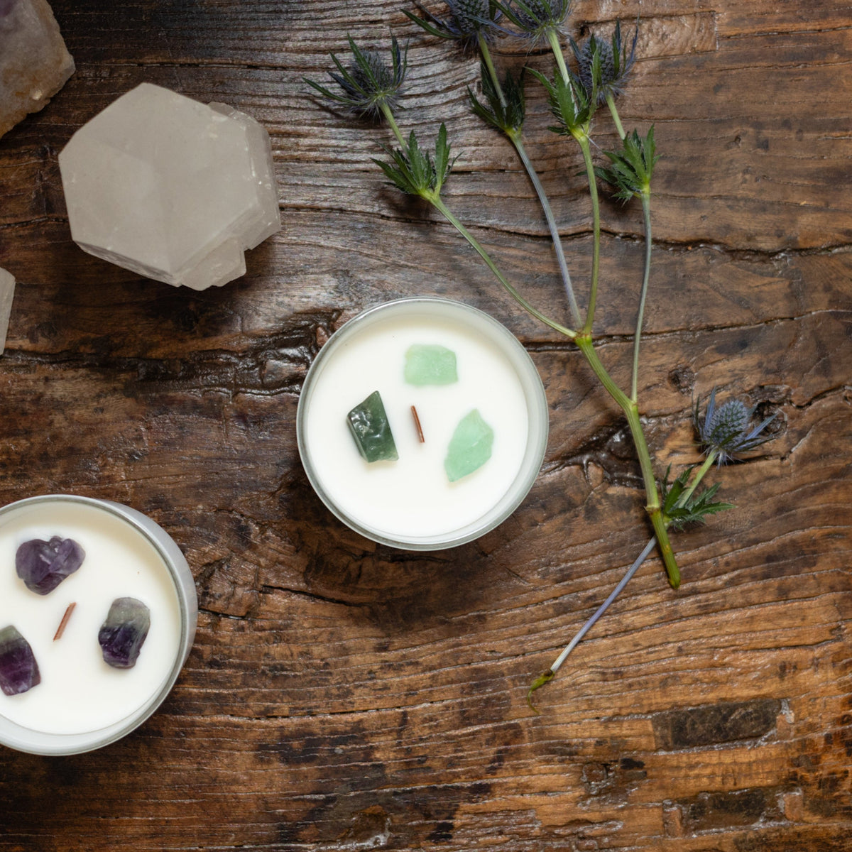 Aventurine Crystal Candle - 11oz