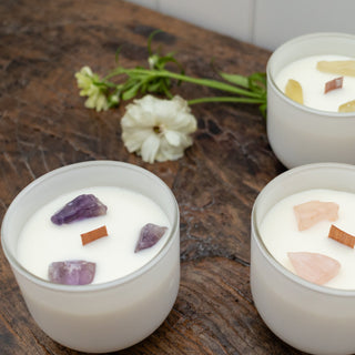 Amethyst Crystal Candle - 11oz