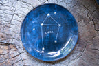 Libra Round Decoupage Plate - 4in