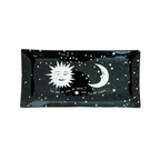 My Sun My Moon Rectangular Decoupage Plate 8.5x4