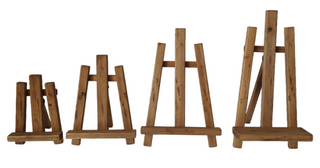 Small Recycled Pine Wood Easel 9.84" x 7.87"
