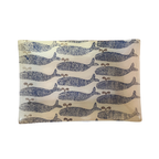 Coastal Pod Rectangular Decoupage Plate 5.75x8.5