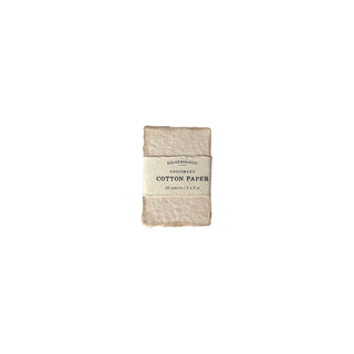 2x3 Handmade Cotton Paper Bundle - Flax