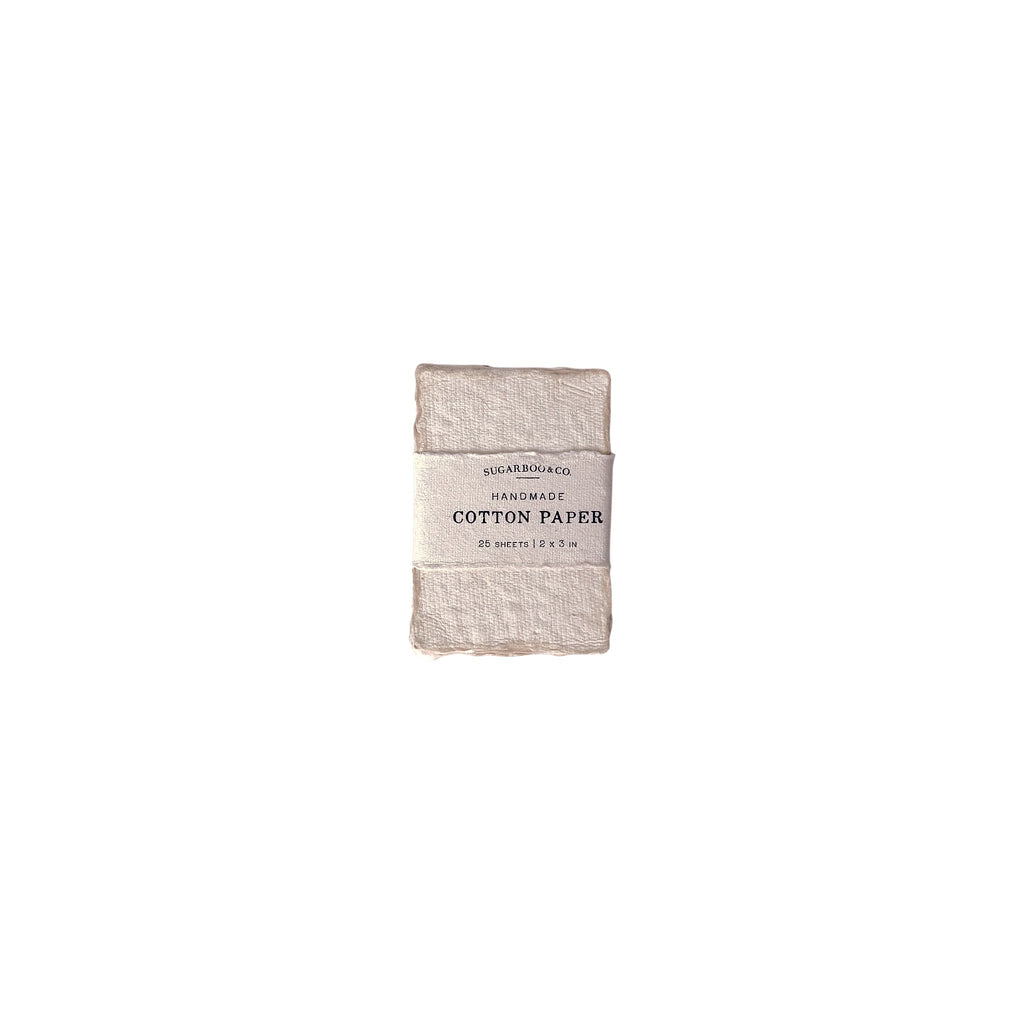 2x3 Handmade Cotton Paper Bundle - Flax