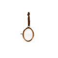 Oval Brass Hanging Frame 1.5x2.5 - Vertical