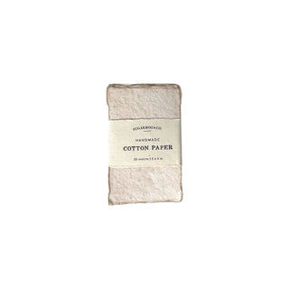 3x5 Handmade Cotton Paper Bundle - Flax