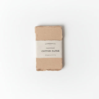 3x5 Handmade Cotton Paper Bundle - Oat