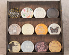 Angels Are Watching Round Decoupage Plate - 4in