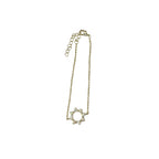 White Opal Circle Sun Bracelet