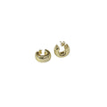 Gold Thick Hoop Earrings