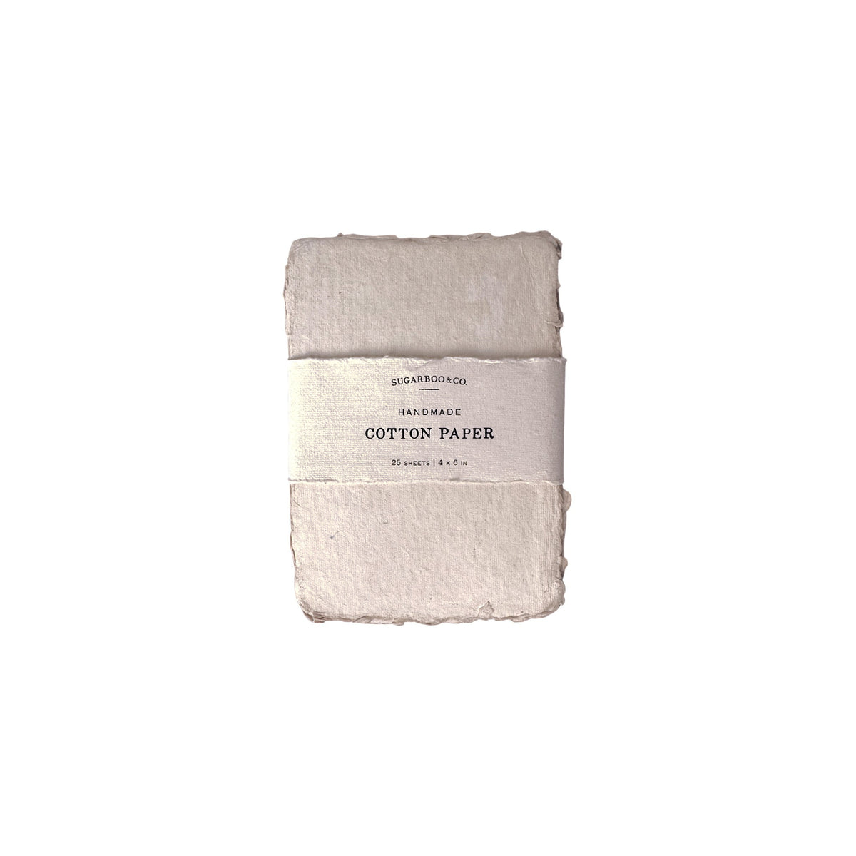 4x6 Handmade Cotton Paper Bundle - Flax